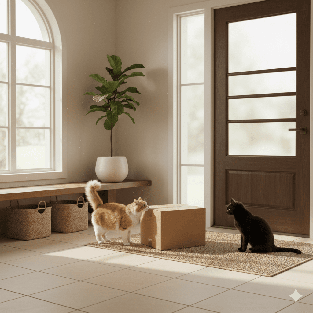 Illustration of clean bin drop-off